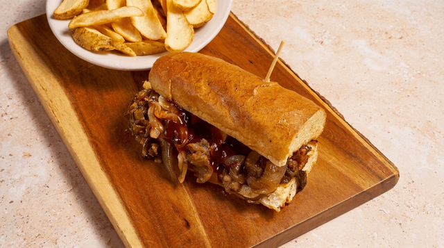 The Manhattan Cheesesteak.