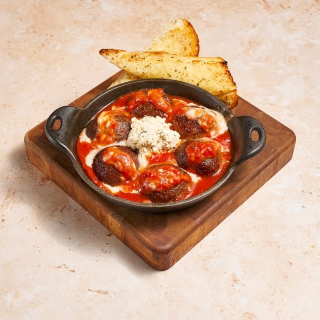Meatballa Parmigiana.