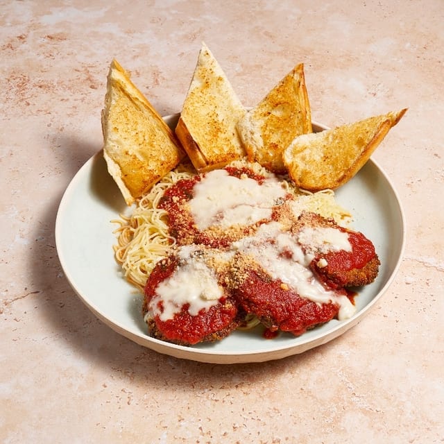 Momma Marie's Eggplant Parm.